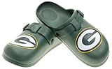 FOCO Open Back Buckle Clog – Comfortable Slip-On Sandals for NFL Fans, Green Bay Packers, Medium