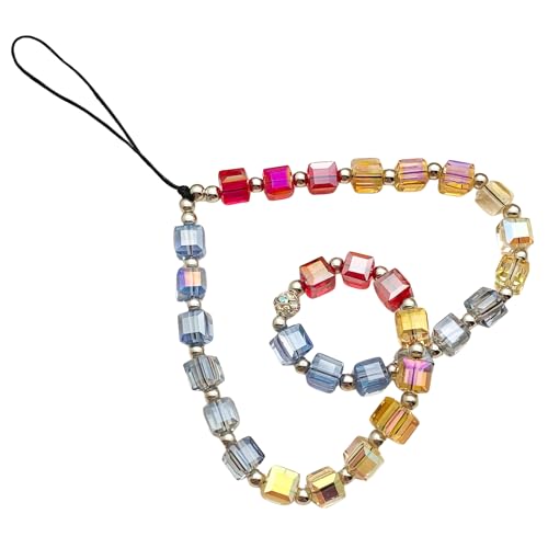 MOTOFITOOL Beaded Camera Wrist Strap Cute Digital Camera Charm Lanyard Phone Chain Keychain Beaded Phone Lanyard Bag Charm Accessories for Women