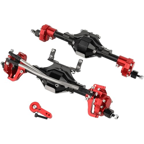 Essieu de portail RC 1/10 pour Axial SCX10 II 90046 pont avant arrière métal