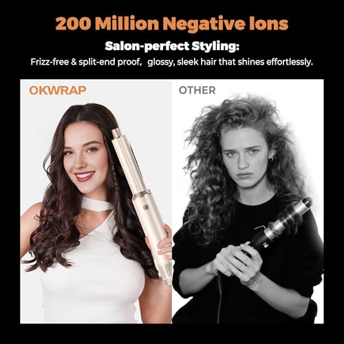 5 in 1 Airstyler Airbrush 5 in 1 Hair Styler 5 in 1 Airstyler Multi-Blow Dryer Brush Set with Curl, Straighten, Wavy, Smooth, Magic Styler for All Hair Types and Lengths - Image 6