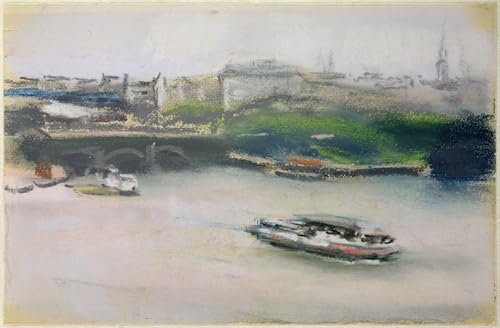 Impression toile Max Liebermann Hamburg : Affiche Binnenalster déco bureau 60x90cm