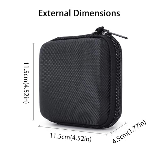 TRIPHKAR Tragbare Tasche Organizer Case Hart Eva Etui Hülle für GBA SP Gameboy Advance SP Console, MacBook Ladegerät, Kabel und Zubehör (Schwarz)