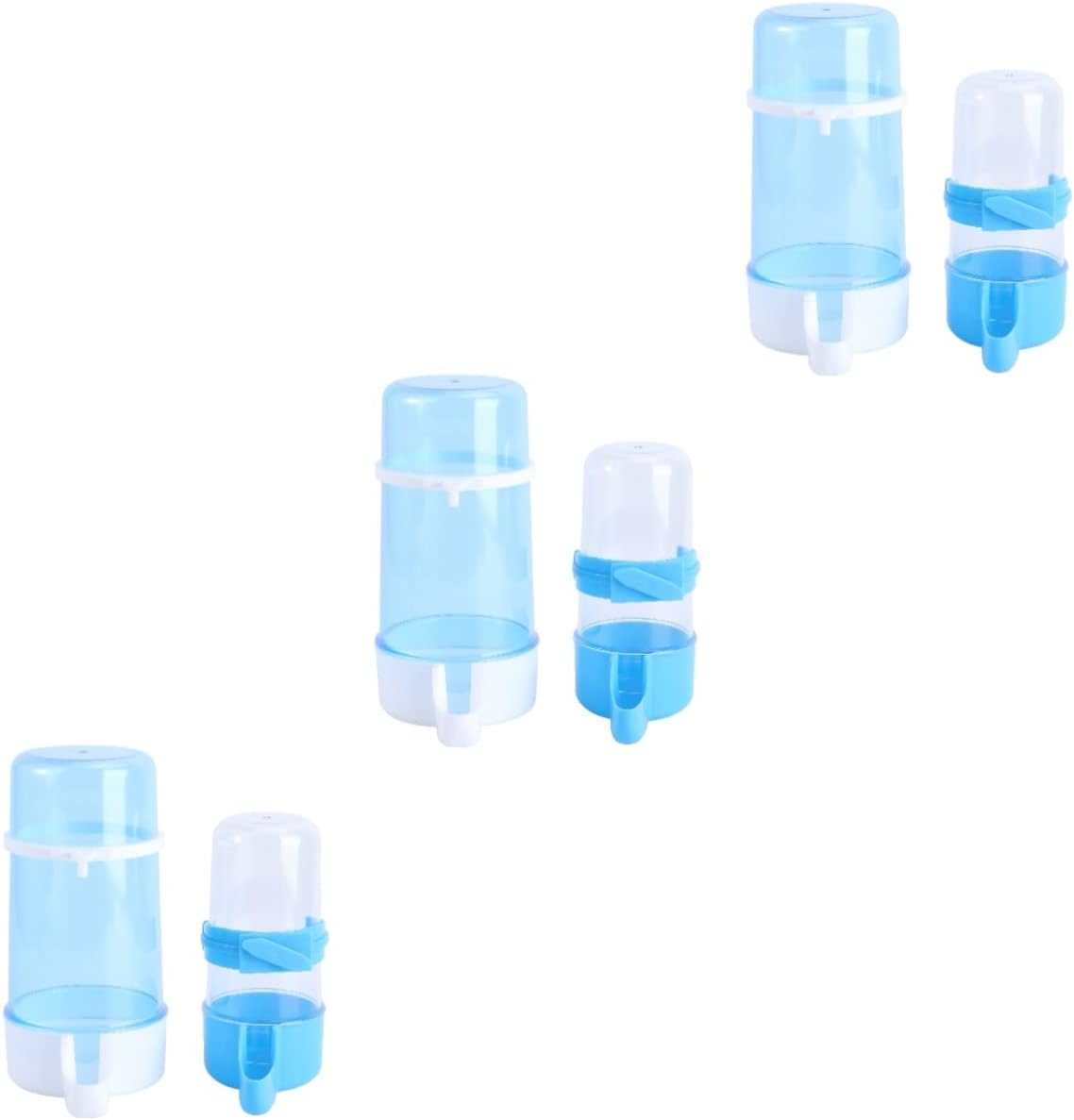 Hemobllo 6pcs Automatic Drinking Food Container for Birds Poultry Drinker and Feeder and Options for Home and Farm Use