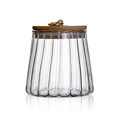 Glass Coffee Nuts Canister Airtight Storage Jar Petal Decorative Jar Airtight Glass Organizer Jar with Sealed Lid Metal Handle for Coffee Beans Tea Sugar Nut Honey Jams (650ml/21oz-Conical) - Cosy Home Interiors Glass Coffee Nuts Canister Airtight Storage Jar Petal Decorative Jar Airtight Glass Organizer Jar with Sealed Lid Metal Handle for Coffee Beans Tea Sugar Nut Honey Jams (650ml/21oz-Conical)