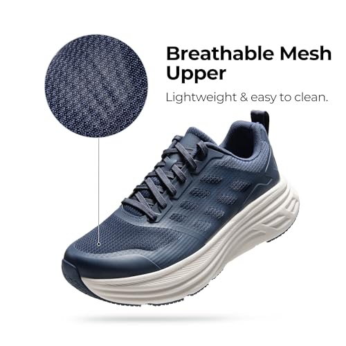 NORTIV 8 NORTIV 8 Men's Walking Running Tennis Cushioning Shoes ActiveFloat Non Slip Athletic Gym Workout Jogging Comfortable Sneakers,Size 10,Blue,SNWS245M