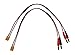 XT30 Connector Plug -> 4mm Banana Plugs Battery Charge Lead Adapter Cable - 2 PACK - Apex RC Products #1414