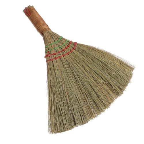Ipetboom Corn Broom Wood Handle Small Straw Broom for Cleaning and Sweeping Household Use Collapsible Design