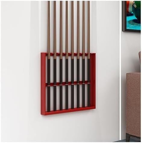 Supports muraux pour queues de billard stables en métal Rosso