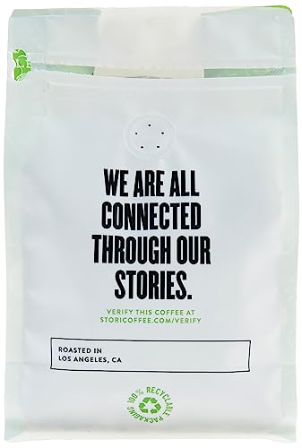 Stori Coffee - Rwanda Medium Roast - Monthly Coffee Subscription Box -Single Origin & Terrior Hingakawa Coop,Whole Bean Washed, 12Oz #TOP2