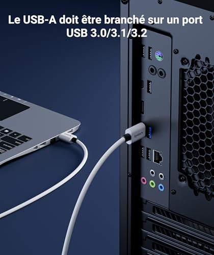 Câble-Link USB 3.0 compatible Meta Quest 3 Pico 4 PC SteamVR 5m - 4