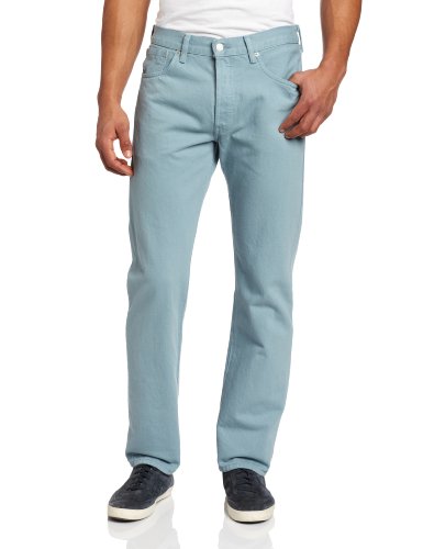 Levi's Men's 501 Original Fit-Jeans, Smokey Blue Garment Dye, 42W x 30L