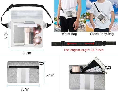 Image of IBFUN Neoprene Tote Bag Large Beach Bag for Women Pool Gym Tote Bag Travel Tote Bag