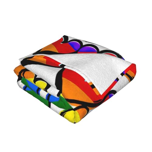 Couverture en flanelle super douce et résistante pour lit et canapé