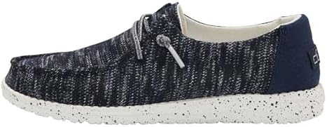 HEYDUDE Wendy Sox - Zapatos Estilo Mocasín para Mujer, Navy, 41