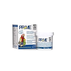 Hagen Prime Parrot Vitamin, Mineral and Amino Acid Supplement for Seed Eating Birds, 1.1 oz