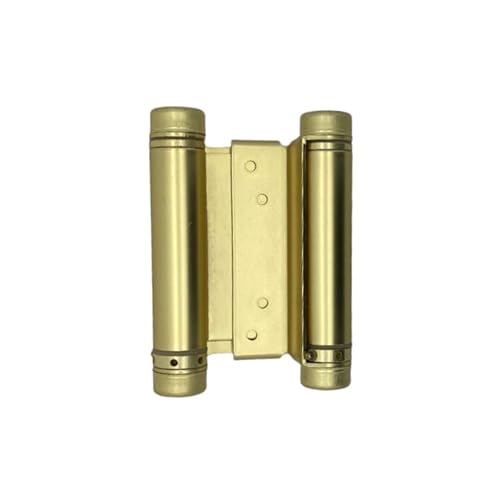 Double Action Spring Saloon Door Hinge 4" Brass