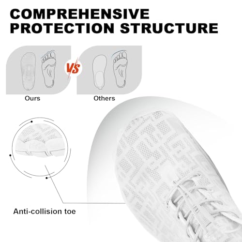 Image of Orgone Hike Footwear Barefoot Shoes Womens Mens, Pro Shoes Women Men Barefoot Hike Shoes Travel Shoes, Healthy & Non-Slip Breathable Barefoot Shoes, White A36