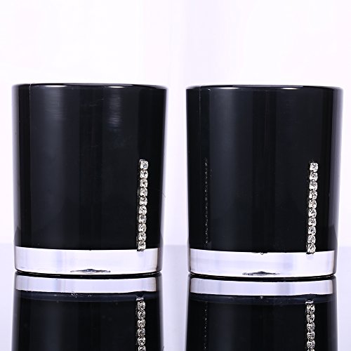 SIXRUN Badezimmer-Zubehör-Sets, Acryl, 5-teiliges Komplettes Bad-Set Inklusive Spender, Zahnbürstenhalter, Seifenschale für Moderne Badezimmer