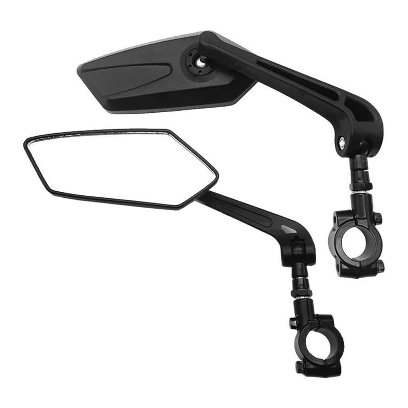 Espejos retrovisores ajustables que eliminan puntos ciegos en bicicleta plegable y scooter urbano