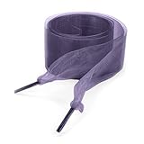 Shoe Laces, Soft Casual Flat Satin Ribbon Shoelaces,Shoe Laces For Kids, Youths & Women's Sneaker...