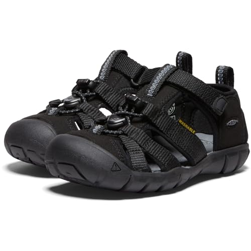 KEEN Unisex-Child Seacamp 2 CNX Closed Toe Sandals, Black/Grey, 10 CA by KEEN - Image 4