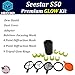 Seestar S50 Dew Shield Premium Glow Accessory Kit, Dew Shield, Dust Cap, Bahtinov Focus mask, Diffraction Spike Masks, Adapter, Tripod Glow Rings Best Seestar Accessory Kit (S50PremGlowORNG)