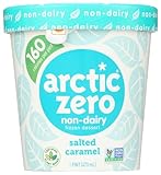 Arctic Zero Salted Caramel Ice Cream, 16 Fluid Ounce - 8 per case.