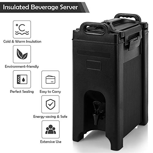 image for COSTWAY Insulated Beverage Server/Dispenser, with Seamless Double Wall