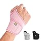 Bracoo Handgelenk Bandagen, Handgelenkbandage, Handbandage Rechts Links, Gym Hand Bandage Damen Männer für Sport, Fitness, Karpaltunnelsyndrom, Sehnenscheidenentzündung, WS10, Rosa