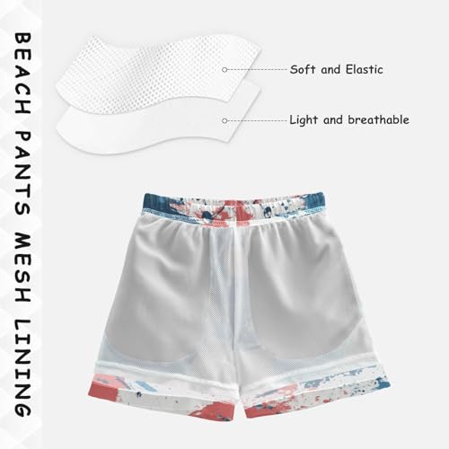 Pigsaly Boys' Swim Board Shorts Bright Abstract Motorcycles Boy's Swim Trunks Kids Swimwear S Multicolor4