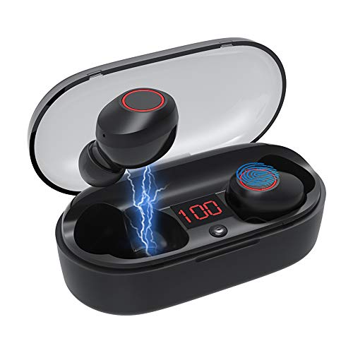 Wireless Earbuds, Bluetooth Headphones Bluetooth 5.0 Wireless Headphones 4D Surroud Heavy Bass IPX5