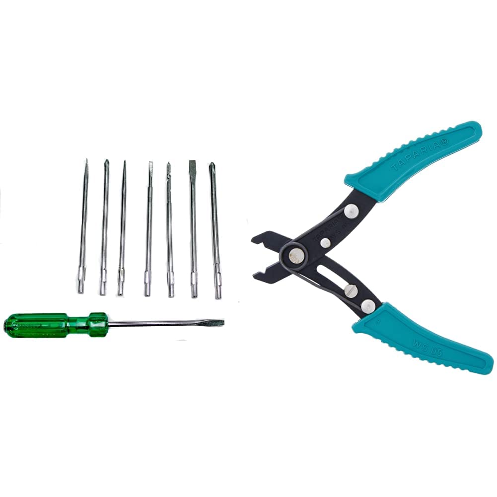 TAPARIA 831 Screw Driver Set with Neon Bulb Silver & Taparia WS 05