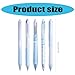 5Pcs Quick Drying Gel Pen Retractable Gel School Stationery Supplies for Women Student Writing Noting Journaling Smooth Writing