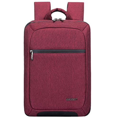 Cocoon SLIM - Laptop Rucksack mit besonderem Organisationssystem / Praktischer Backpack für Laptops / Daypack / Rucksack für Tablet, Laptop / 2 Reißverschlussfächer / Bordeaux - 10" Zoll & 15,6" Zoll