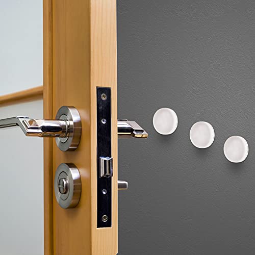 206 Stück Selbstklebend Elastikpuffer Türpuffer Transparent Gummipuffer Schutzpuffer Anschlagpuffer Anschlagdämpfer für Türen Schränke Möbel (4 Größen)