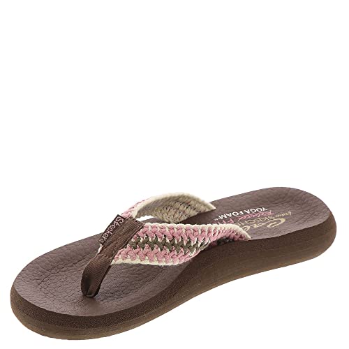 Skechers Skechers Women's ASANA - BLOOM CRUSH, Brown Multi, 8 M