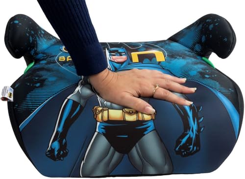 Tataway Dc Comics Batman i-Size Kindersitz/Autositz, ECE R129/03, Sitzerhöhung für Kinder 125-150 cm, Kindersitzerhöhung Ergonomisch & Leicht, Batman Grafiken, (ca. 22-36 kg) - (ca 6–12 Jahre)