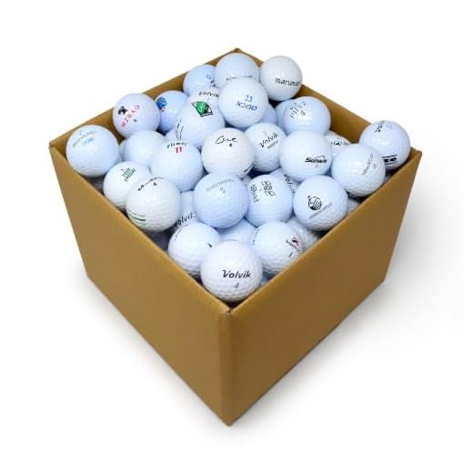 Second Chance Golf Lakeballs, 100 Mixed Distance Golf Balls, Recycled Grade A White, Used Golf Balls for All Golfers