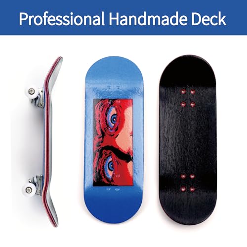 RACOFSB 34mm Pro Fingerboard Set with Eureka 3.0 Finger Skateboard Trucks (Gaze) - Thumbnail 3