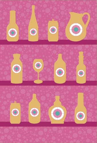 Shooting Targets Paper Bundle -Pink blottles & Glasses 17