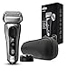 Produktbild Braun Series 8 Rasierer Herren mit 3+1 Scherkopf, Elektrorasierer & Trimmer für Präzision, Sonic-Technologie & 40°-Kopf mit Konturenanpassung, Wet & Dry, 8417s, silber