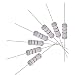 uxcell 40Pcs 220 Ohm Resistor, 3W 5% Tolerance Metal Oxide Film Resistors, Lead, Flame Proof for DIY Electronic Projects and Experiments