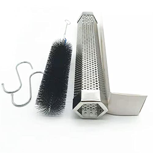 Räucherrohr Für Pelletgrill – 3-teilig, Edelstahl, Für Heiß- & Kalträuchern, Bis 5 Stunden Rauch