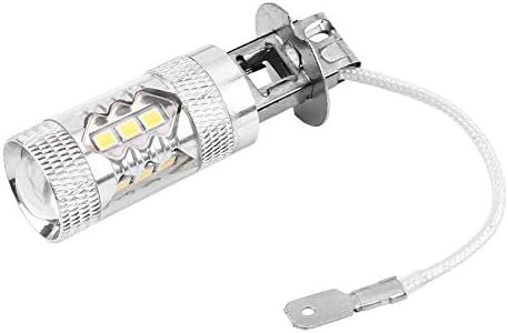 2Pcs LED Fog Light Bulb, H1 H3 12V-24V 80W Car High Power Bright LED Fog Daytime Light Bulbs