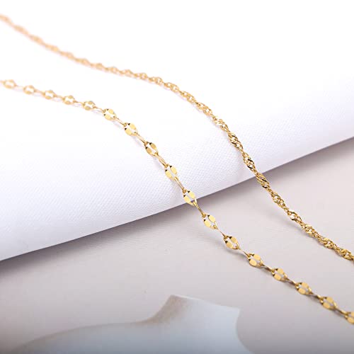 Gold Layered Bracelet For Women 14K Gold Plated Dainty Cute Rope Bracelet For Teen Girls Preppy Jewelry Gold Sparkle Link Chain Bracelet Birthday Christmas Gifts For Bestie Bff Gifts For Her #TOP4