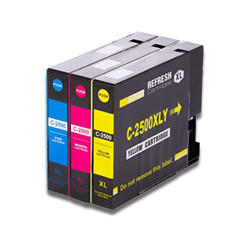 Refresh Cartridges Compatible Ink Cartridge Replacement for Canon PGI-2500XL (Multi-Colour), Cyan - Image 2