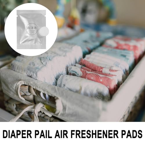 Cyg&Cl DIAPER-PAIL-DISC24 24 Pack Diaper Pail Air Freshener Pads Diaper Pail Deodorizer Disc Baby Trash Can Deodorizer Replacement Tablets Diaper Pail Odor Eliminator Diaper Bags Refill Scented thumb #1