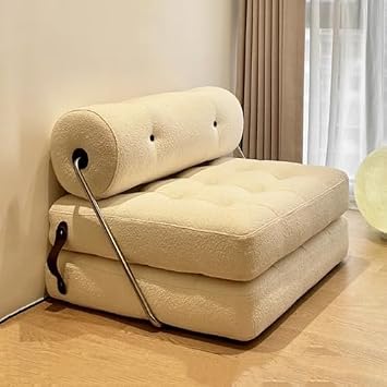 Folding Sofa Bed, Convertible Sleeper Chair with Back Support for Living Room and Bedroom, Comfortable Multi-Functional Design for Small Spaces