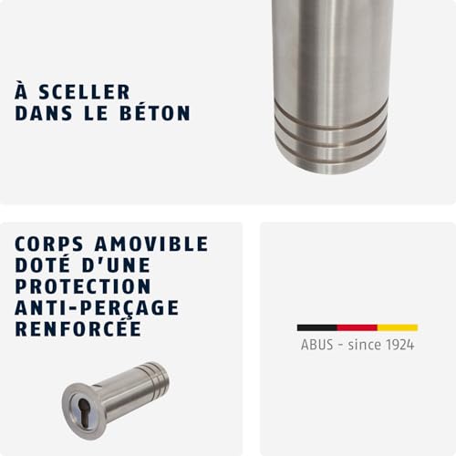 Coffre à clés à encastrer ABUS KeyGarage 728 argenté