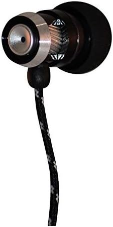 Single Ear Headset - in Ear Headphones with Mic and in-Line Control - Ergonomic One Ear Headphones for Driving, Running, Gaming, Working - Universal Stereo Earbuds Noise Cancelling Earphones